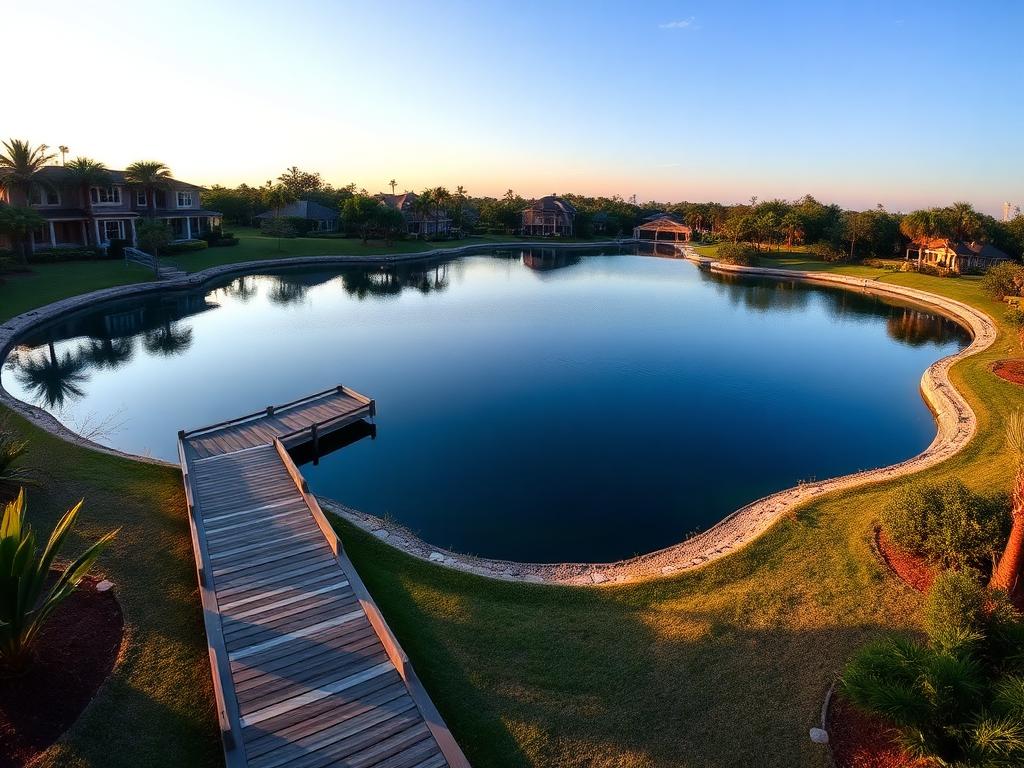 Artificial Lake at Elite City Abuja